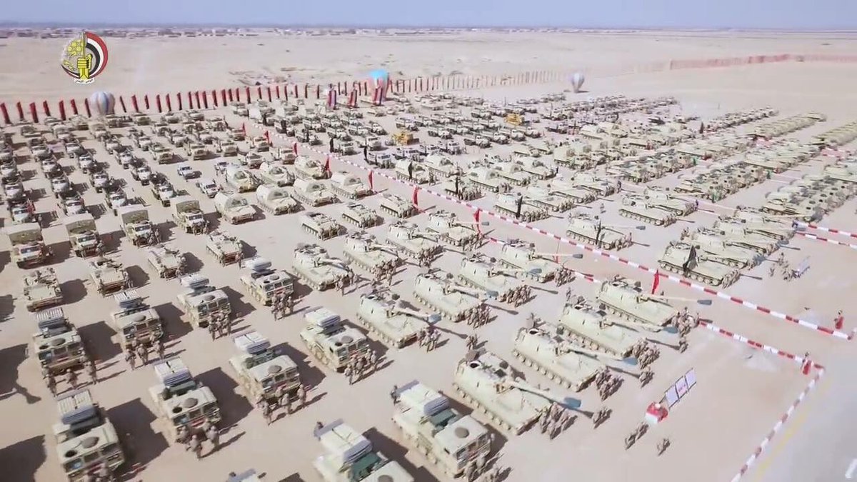 Egypt: The 6th Armored Division of the Egyptian Army.  