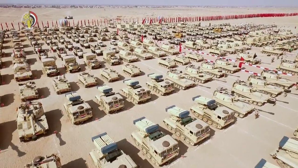 Egypt: The 6th Armored Division of the Egyptian Army.  