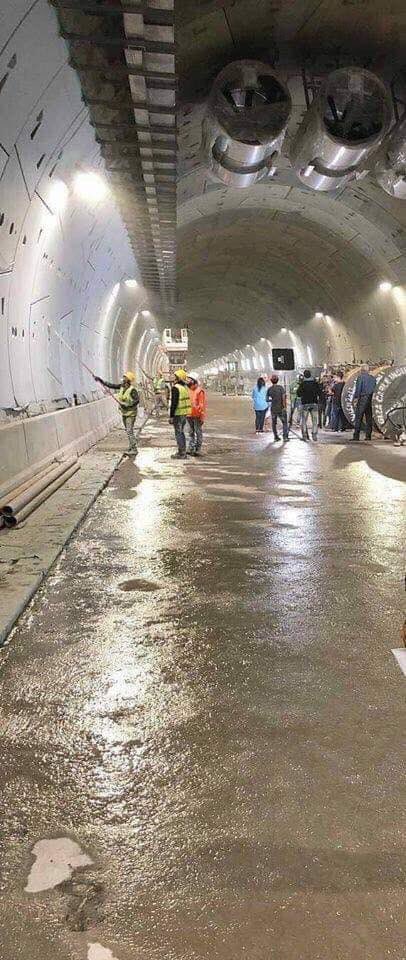 The New Ismailia Tunnels under the Suez canal which will connect Egypt mainland with the Sinai peninsula.   