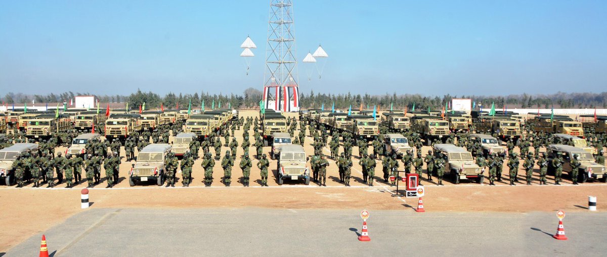 Egyptian Special Forces (Thunderbolts/Paratroopers) preparations   