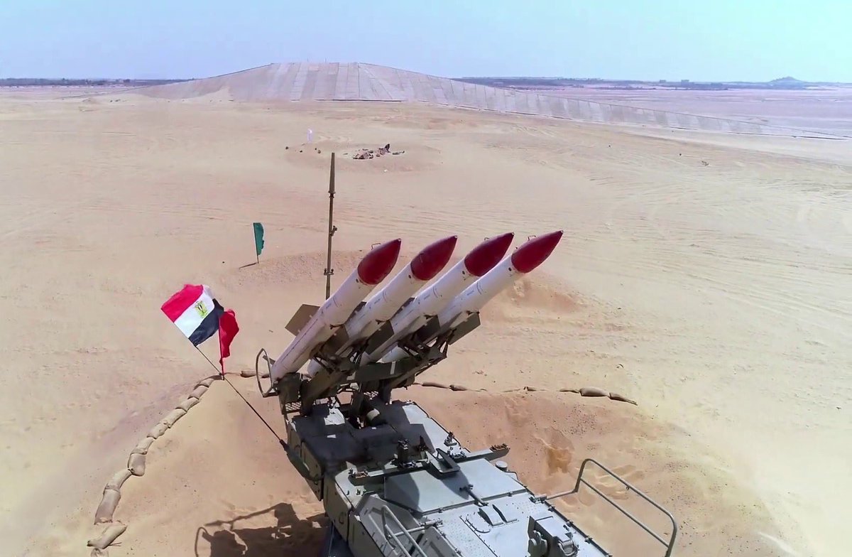 Egyptian Buk-M2E MediumShort range air defense system   