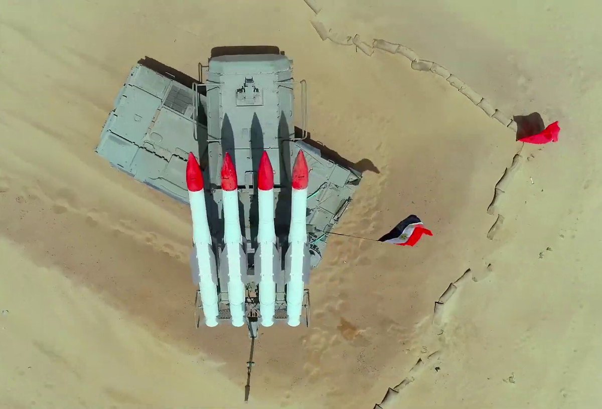 Egyptian Buk-M2E MediumShort range air defense system   