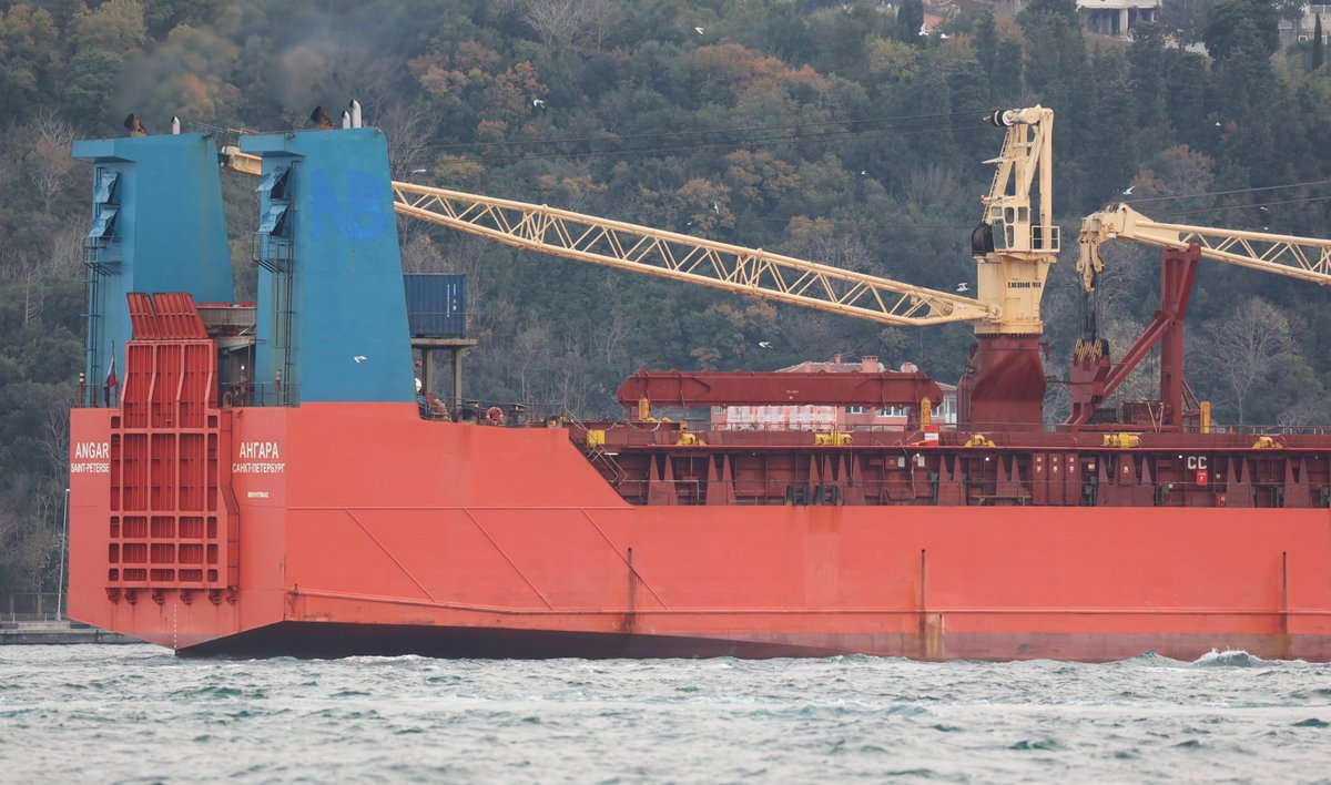 Russian arms exports to Egypt: @USTreasury sanctioned Moscow based M Leasing's Russian flag roro Angara, itself sanctioned, transited Bosphorus toward Med en route from Novorossiysk to Alexandria carrying arms. Rosoboronexport's revenue in 2022 is likely to total US$10.8 billion