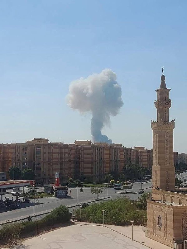 Er werd een explosie gemeld in Caïro, Egypte