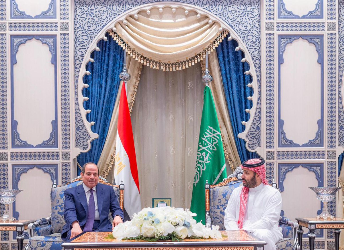 Saudi crown prince receives Egypt’s president in Jeddah —SPA